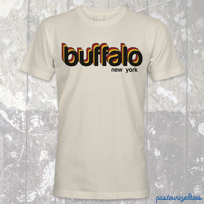 Seventies Buffalo Text | Pasteurized Tees